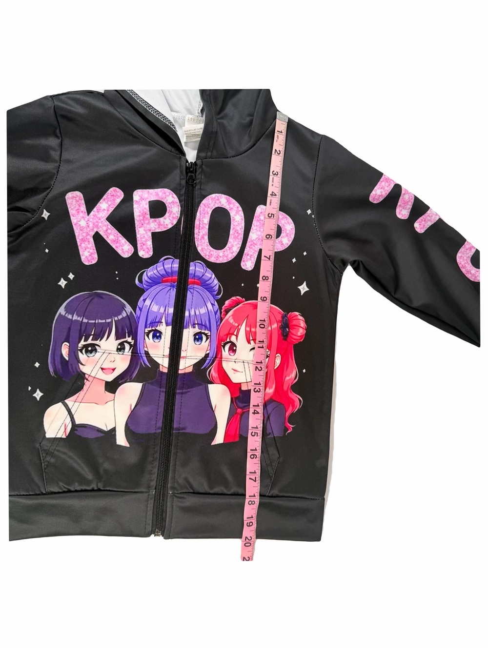 Kpop Hooded Lightweight Jacket Size 5/6 Girls' - Picture 9 of 12